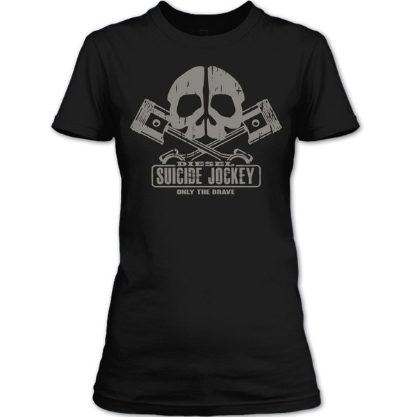 A black t-shirt with the shopify logo
