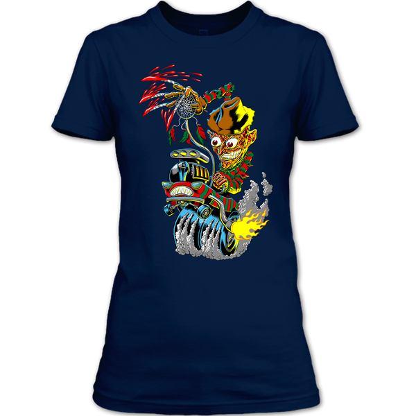 A black t-shirt with the shopify logo