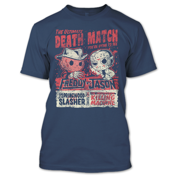 A black t-shirt with the shopify logo