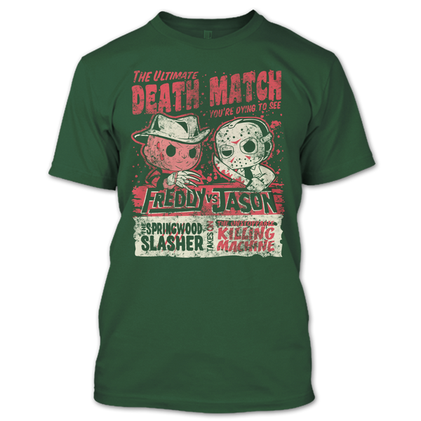 A black t-shirt with the shopify logo