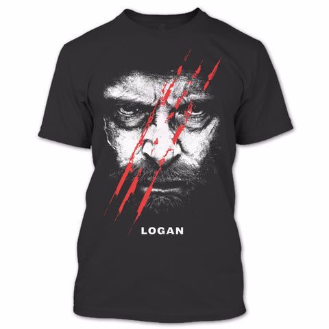 A black t-shirt with the shopify logo