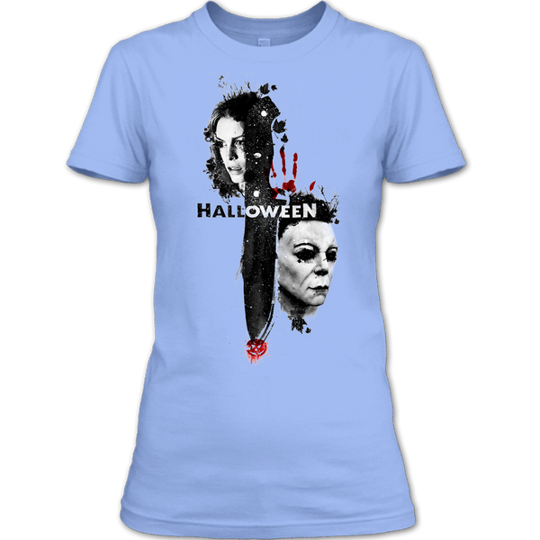 A black t-shirt with the shopify logo