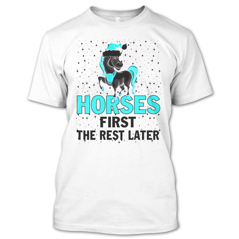 A black t-shirt with the shopify logo