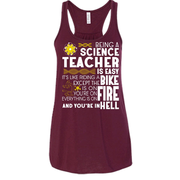 Being A Science Teacher T Shirt, It’s Like Riding A Bike T Shirt, Cool T Shirt