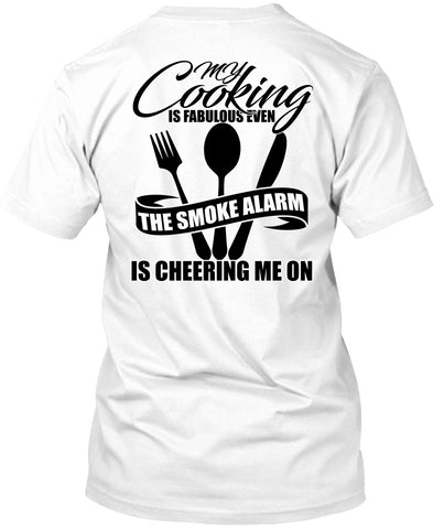 A black t-shirt with the shopify logo