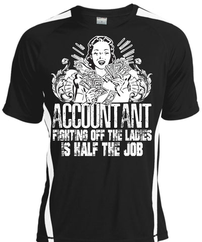 A black t-shirt with the shopify logo