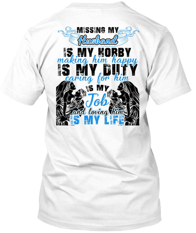 A black t-shirt with the shopify logo