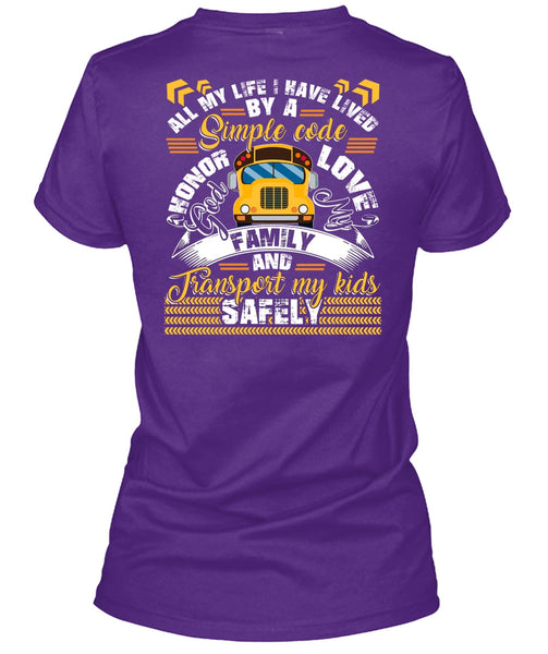 God My Family T Shirt, I Love Bus T Shirt