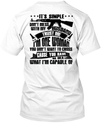 A black t-shirt with the shopify logo