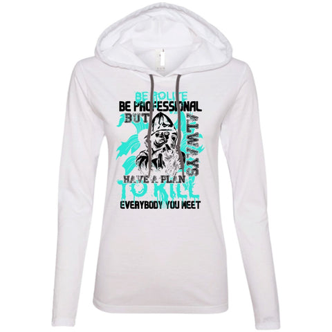 A black t-shirt with the shopify logo