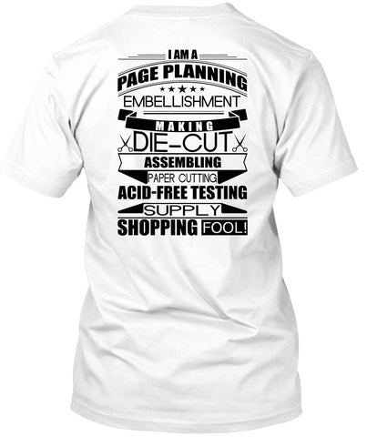 A black t-shirt with the shopify logo