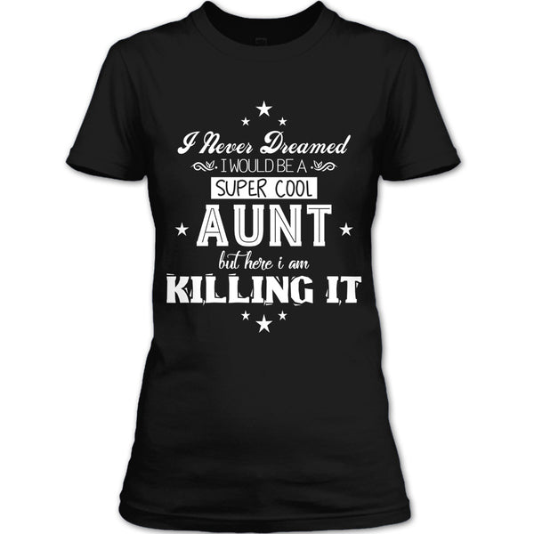 A black t-shirt with the shopify logo