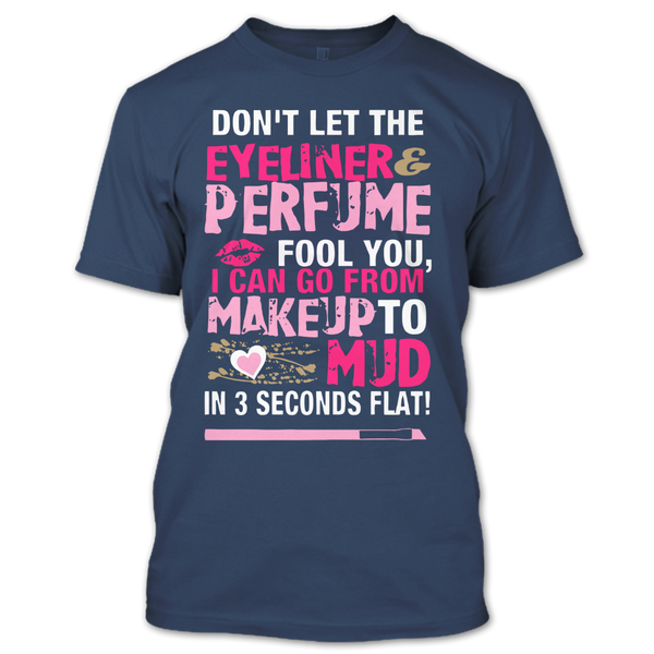 A black t-shirt with the shopify logo