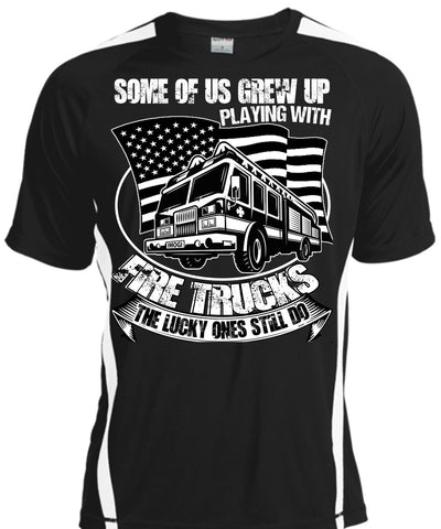 A black t-shirt with the shopify logo