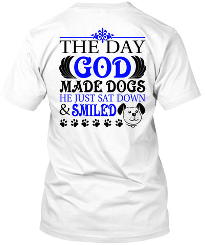 A black t-shirt with the shopify logo