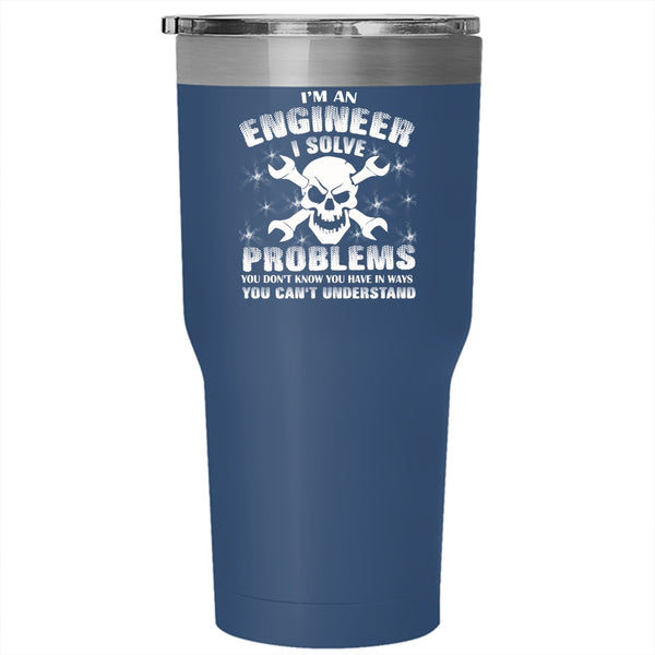 I'm A Engineer Tumbler 30 oz Stainless Steel, Cool Gift For Engineers Travel Mug