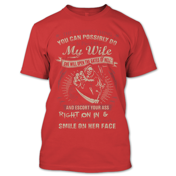 A black t-shirt with the shopify logo