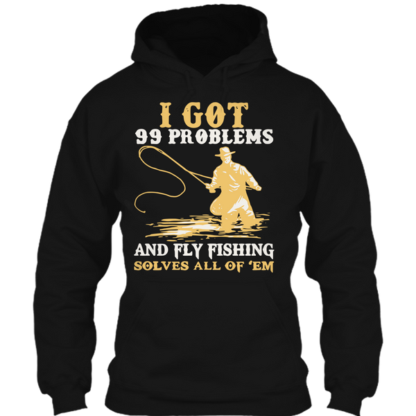 A black t-shirt with the shopify logo