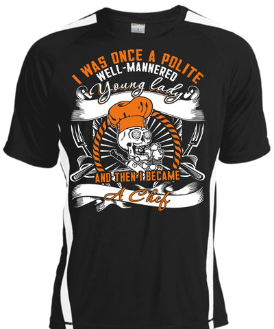 A black t-shirt with the shopify logo