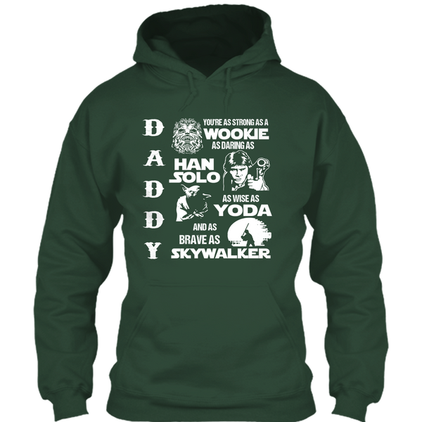 A black t-shirt with the shopify logo