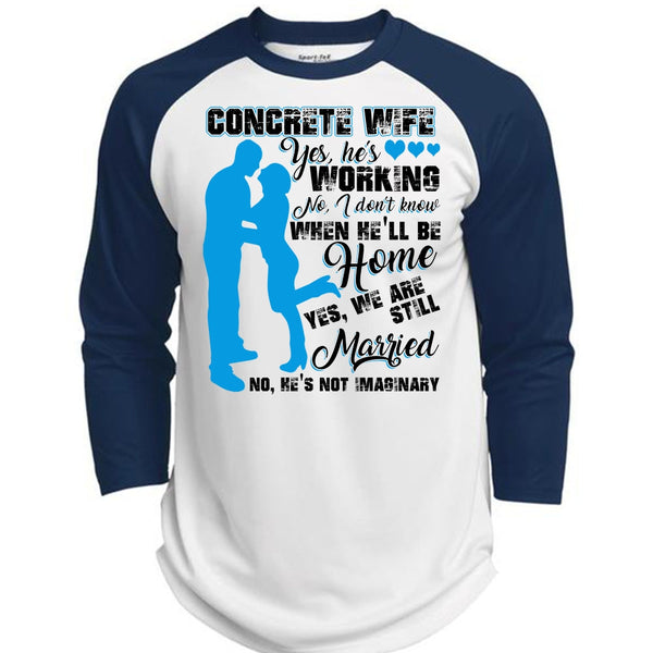 Concrete Wife T Shirt, I Love Wife T Shirt, Awesome T-Shirts  (Polyester Game Baseball Jersey)