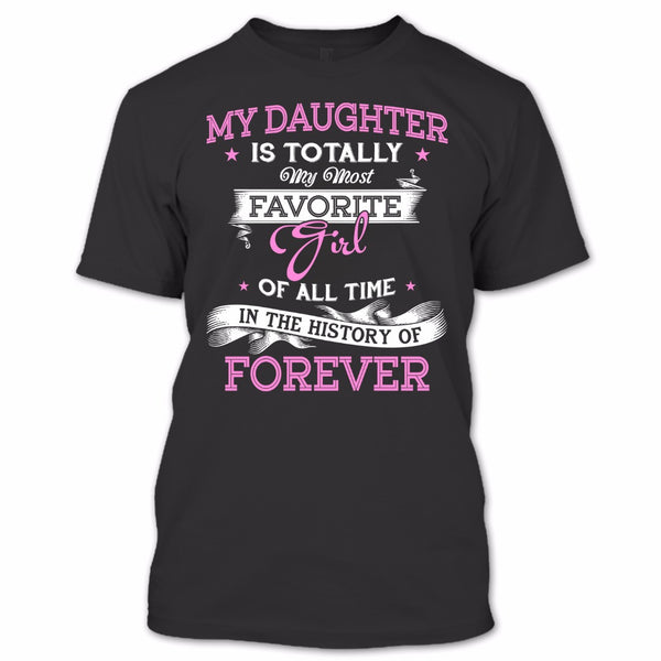 A black t-shirt with the shopify logo