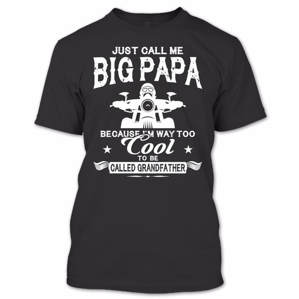 A black t-shirt with the shopify logo