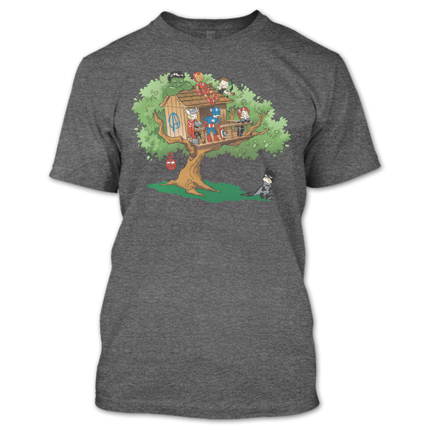 A black t-shirt with the shopify logo