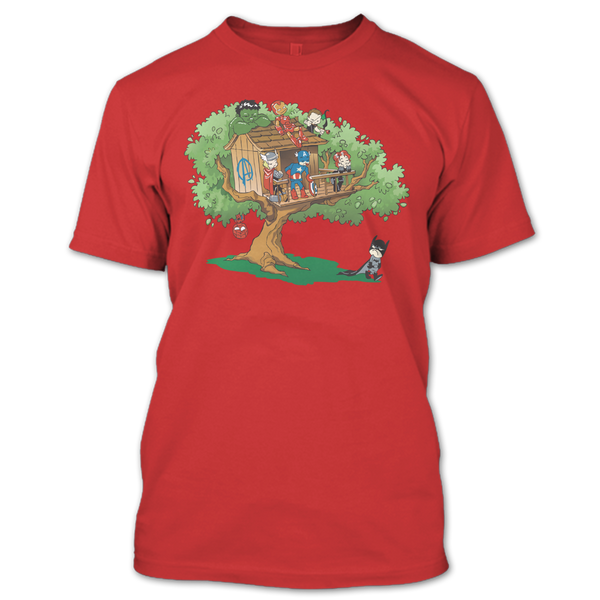 A black t-shirt with the shopify logo