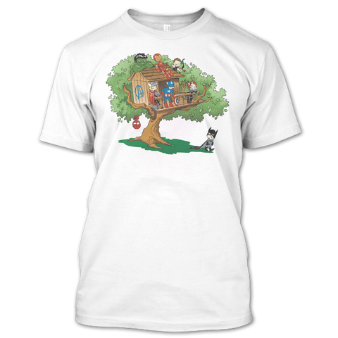 A black t-shirt with the shopify logo