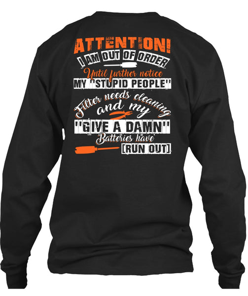 I Am Out Of Order T Shirt, Being An Electrician T Shirt