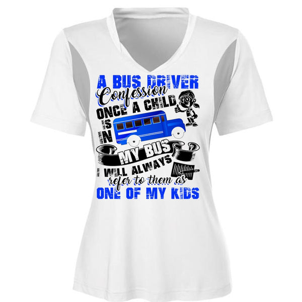 A Bus Driver Confession Once A Child T Shirt, Being A Bus Driver T Shirt, Awesome T-Shirts