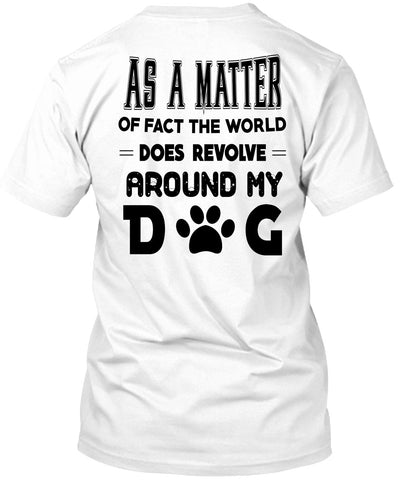 A black t-shirt with the shopify logo