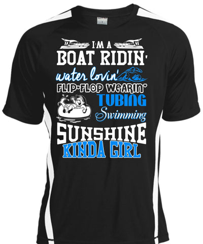 A black t-shirt with the shopify logo