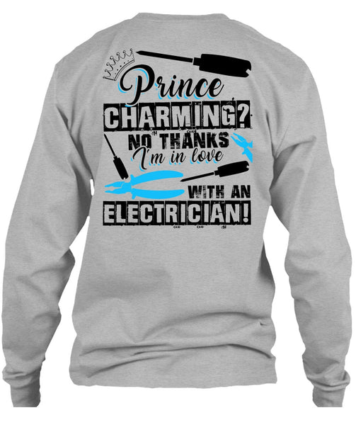I'm In Love With An Electrician T Shirt, I Love Electrician T Shirt