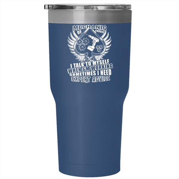 Mechanic Tumbler 30 oz Stainless Steel, Best Gift For Mechanics Travel Mug
