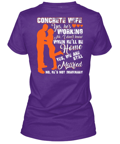 Concrete Wife T Shirt, We Are Still Married T Shirt