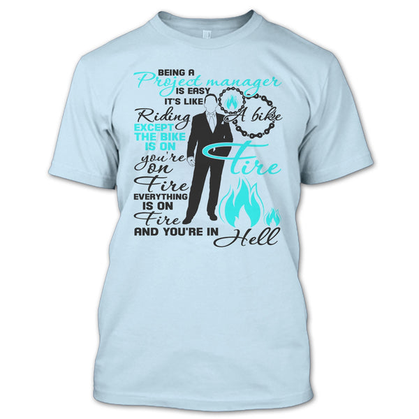 Being A Project Manager T Shirt, Coolest Project Manager T Shirt