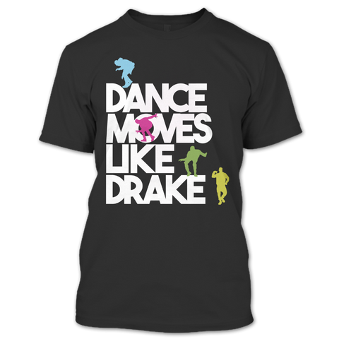 A black t-shirt with the shopify logo