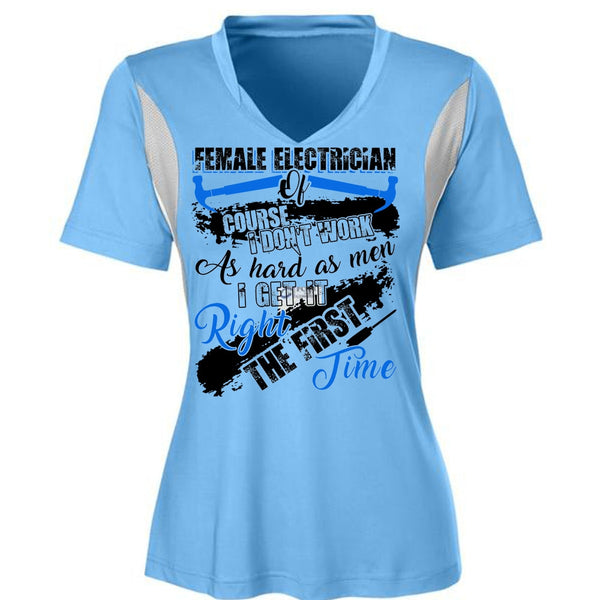 Female Electrician Of Course T Shirt, I Love Electrician T Shirt, Awesome T-Shirts