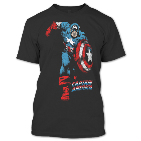 A black t-shirt with the shopify logo