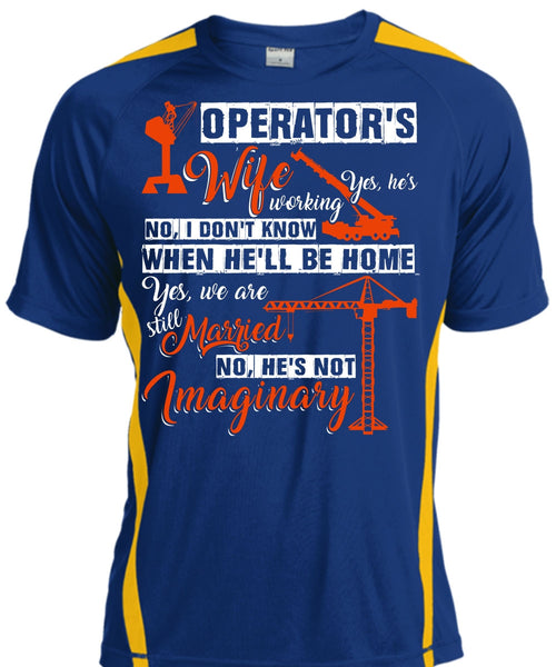 Operator's Wife T Shirt, He's Not Imaginary T Shirt, Cool Shirt