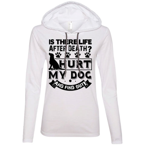 A black t-shirt with the shopify logo