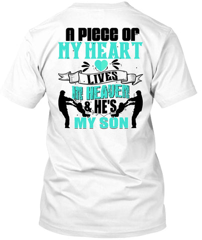 A black t-shirt with the shopify logo