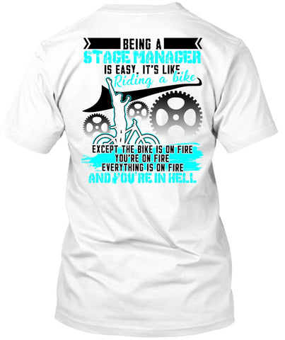 A black t-shirt with the shopify logo