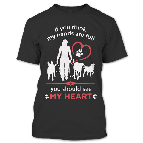 A black t-shirt with the shopify logo