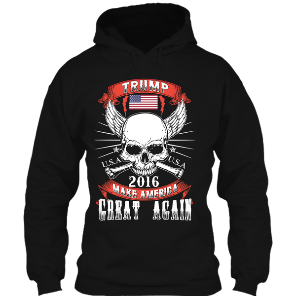 A black t-shirt with the shopify logo