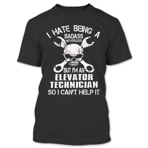 A black t-shirt with the shopify logo