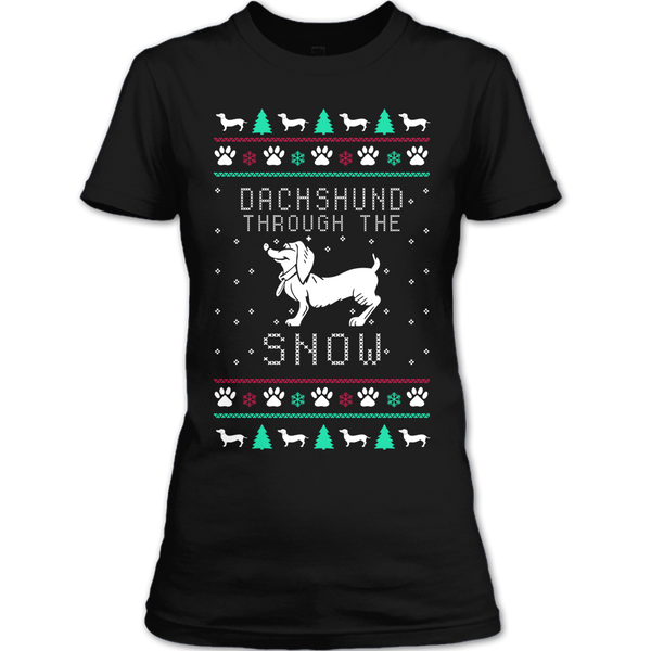 A black t-shirt with the shopify logo