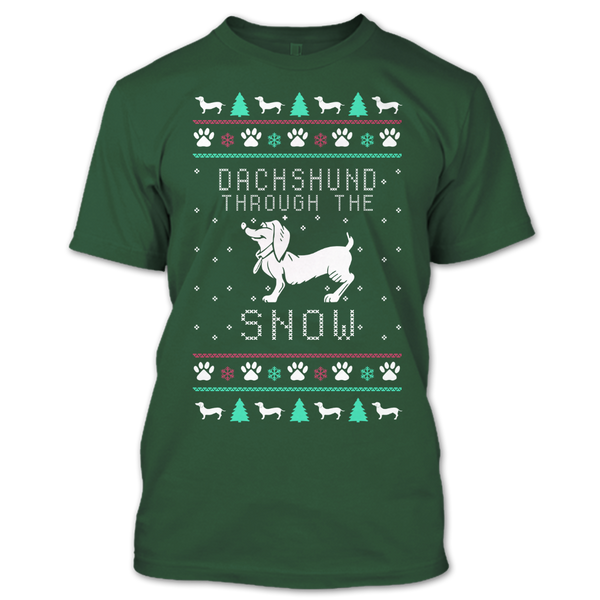 A black t-shirt with the shopify logo